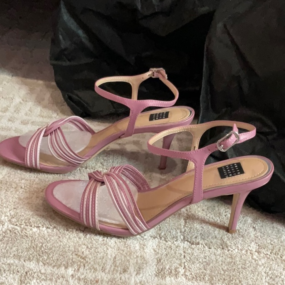 Hailey Mineral Pink strappy heels - 8 - White House Black Market - NWT